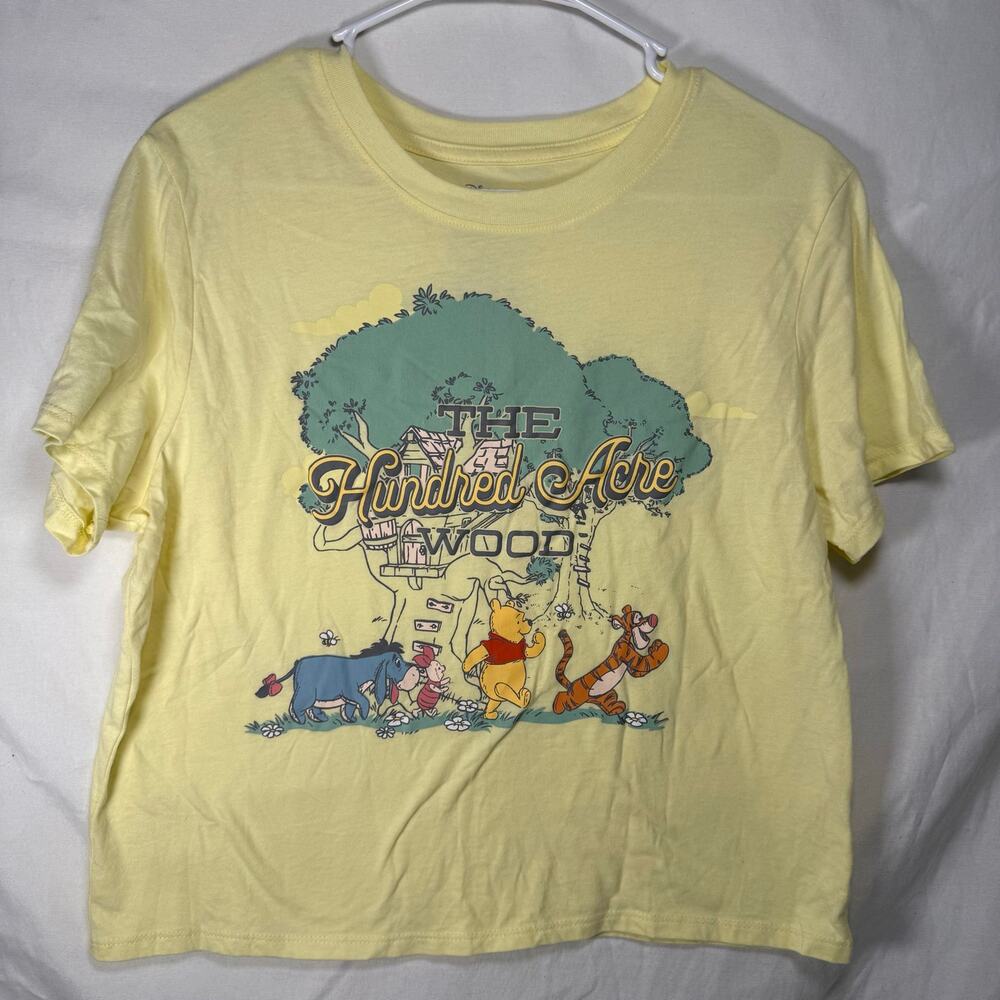 Official Disney Winnie the Pooh Hundred Acre Wood Crop Top Women’s M